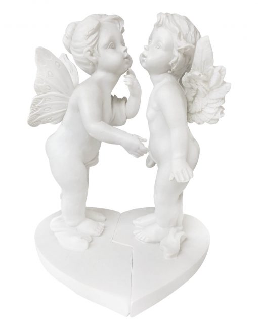 статуэтка ангелы мальчик и девочка