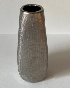 настольная ваза хром