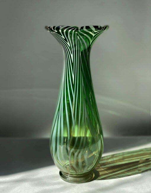 ваза для цветов зеленая стеклянная в минске