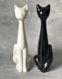 фигурка чёрно-белый кот в минске