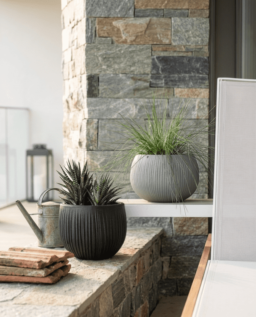 кашпо с внутренним горшком