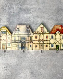 оригинальная ключница 4 домика