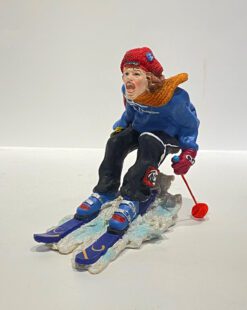 статуэтка горнолыжник