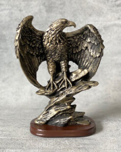 статуэтка орёл серебряный