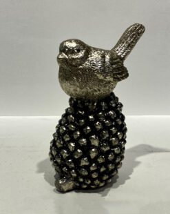 фигурка серебряная птичка