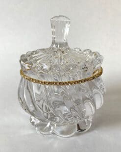 сахарница из хрусталя