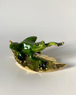 статуэтка зелёная лягушка в минске