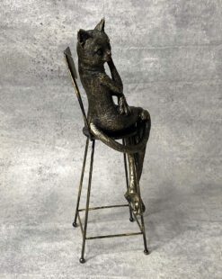 статуэтка кошка на барном стуле в гомеле