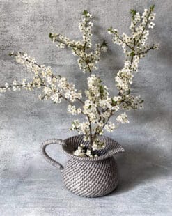 оригинальная ваза для сухих цветов