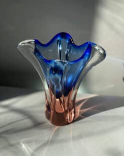 ваза винтажная синяя в минске