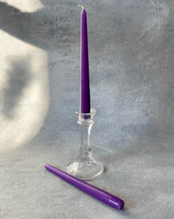 свеча высокая фиолетовая