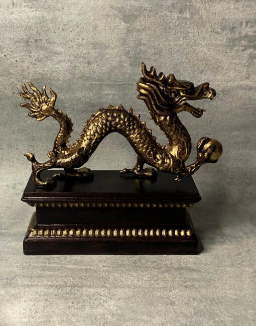 статуэтка дракон деревянный в подарок боссу