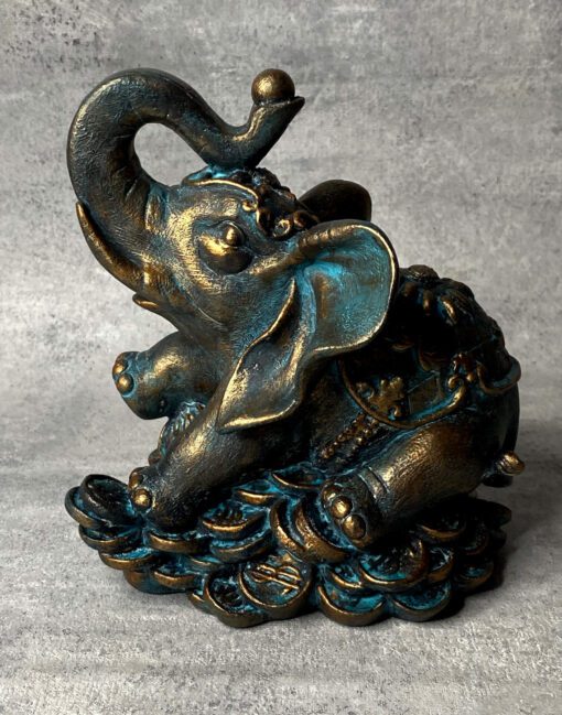 статуэтка слон с хоботом вверх