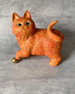 статуэтка рыжий кот