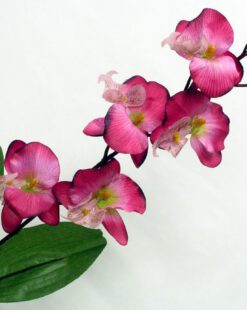 орхидея искусственная малиновая