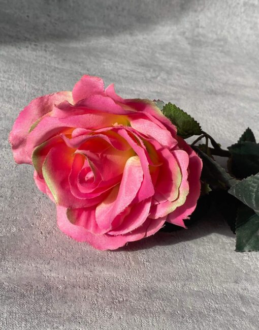 искусственная розовая роза в гродно