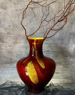 ваза напольная стеклянная