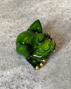 сувенир лягушка зелёная
