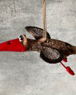 статуэтка аист керамика