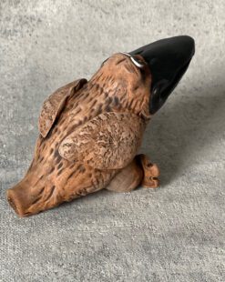 фигурка ворона керамика