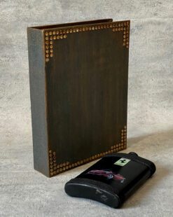 Книга-тайник для бутылки(фляги)