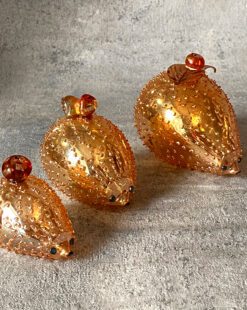 ёжики семейство стеклянные винтаж