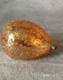 милая семейка ёжиков из стекла