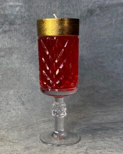 винтажный подсвечник с гелевой свечой