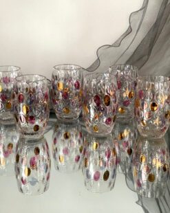 винтажные стаканы Богемия