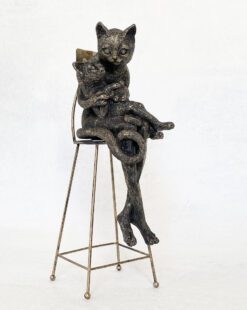 фигурка кошка с котенком