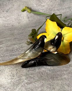 Статуэтка «Неразлучники» в интерьере, подарок на годовщину свадьбы, винтаж.