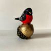 интерьерная фигурка снегирь ручной работы